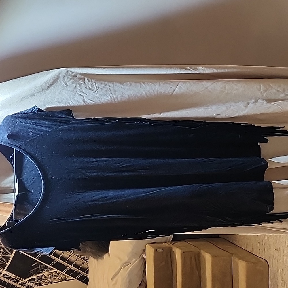 Short sleeve tassle dress
